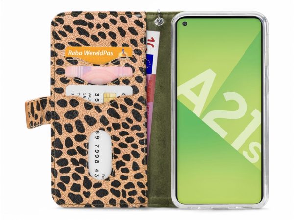 Mobilize 2in1 Gelly Zipper Case Samsung Galaxy A21s Olive/Leopard