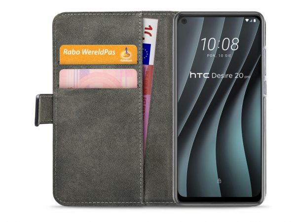 Mobilize Classic Gelly Wallet Book Case HTC Desire 20 Pro Black