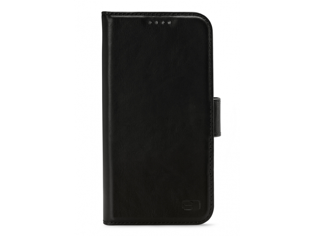 Senza Pure Leather Wallet Apple iPhone 12 Mini Deep Black