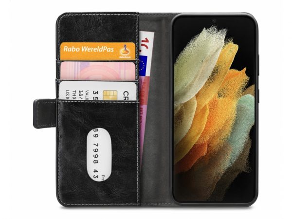 Mobilize Elite Gelly Wallet Book Case Samsung Galaxy S21 Ultra Black