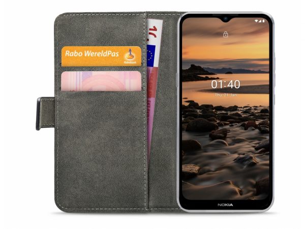 Mobilize Classic Gelly Wallet Book Case Nokia 1.4 Black