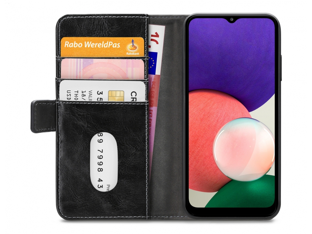 Mobilize Elite Gelly Wallet Book Case Samsung Galaxy A22 5G Black