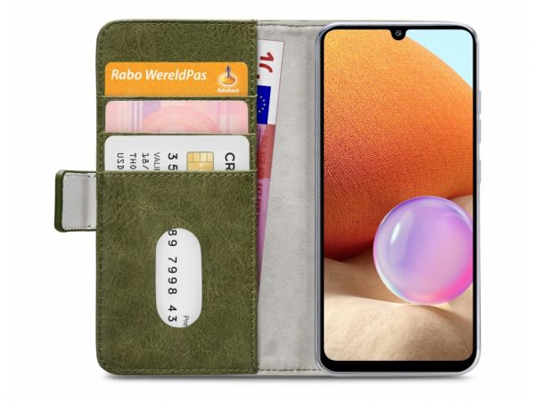 Mobilize Elite Gelly Wallet Book Case Samsung Galaxy A32 4G Green