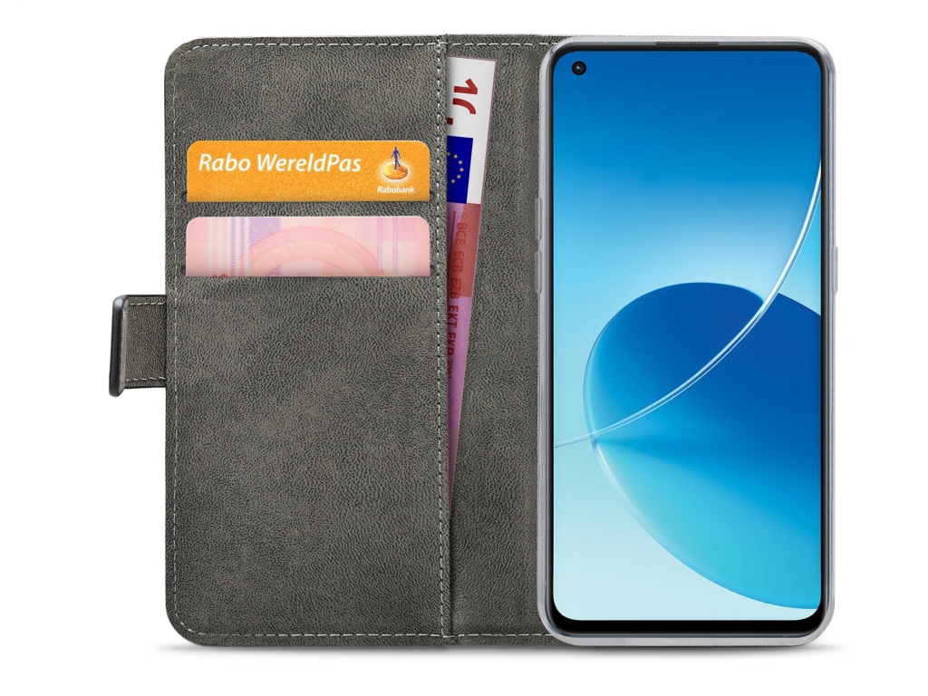 Mobilize Classic Gelly Wallet Book Case OPPO Reno6 5G Black
