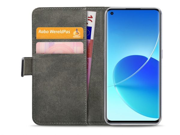 Mobilize Classic Gelly Wallet Book Case OPPO Reno6 Pro 5G Black
