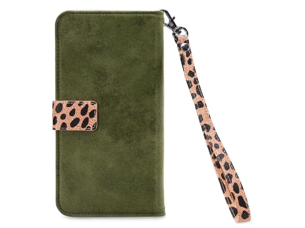 Mobilize 2in1 Magnet Zipper Case Apple iPhone 13 Pro Max Olive/Leopard