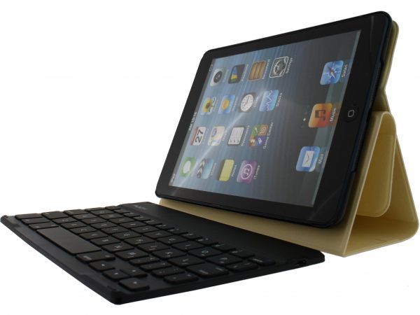 Rock Detachable Bluetooth Keyboard Case Apple iPad Mini 3 Light Gold