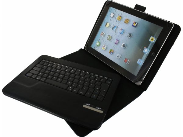Xccess Detachable Bluetooth Keyboard Stand Case Universal 9"/10" Black