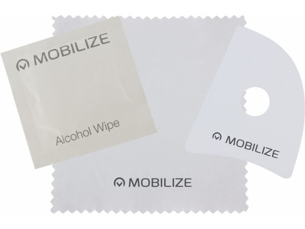 Mobilize Glass Screen Protector - Black Frame - Apple iPhone 6 Plus/6S Plus/7 Plus/8 Plus