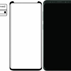 Mobilize Edge-To-Edge Glass Screen Protector Samsung Galaxy S9+ Black