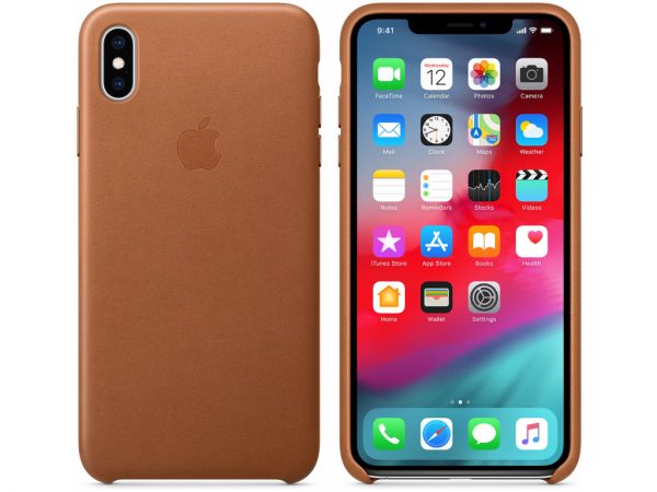 MRWV2ZM/A Apple Leather Case iPhone Xs Max Saddle Brown