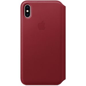 MRX32ZM/A Apple Leather Folio Case iPhone Xs Max Product Red