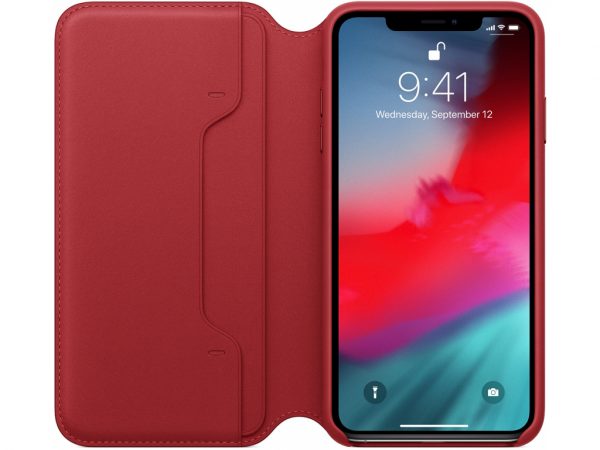 MRX32ZM/A Apple Leather Folio Case iPhone Xs Max Product Red