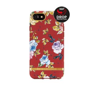 Richmond & Finch Freedom Series Apple iPhone 6/6S/7/8/SE (2020) Red Floral/Gold