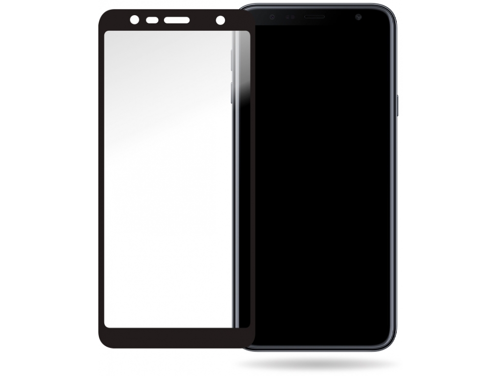 Mobilize Glass Screen Protector - Black Frame - Samsung Galaxy J4+