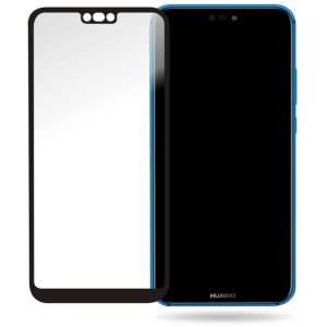 Mobilize Glass Screen Protector - Black Frame - Huawei P20 Lite