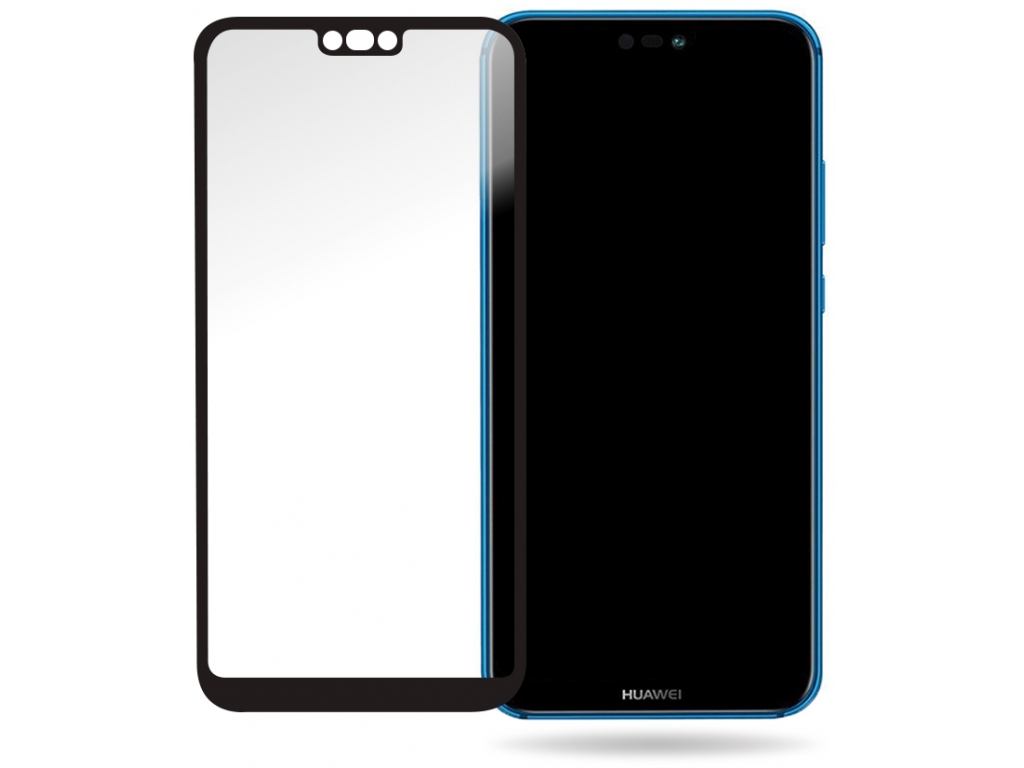 Mobilize Glass Screen Protector - Black Frame - Huawei P20 Lite
