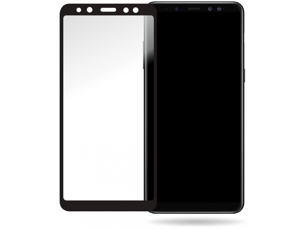 Mobilize Glass Screen Protector - Black Frame - Samsung Galaxy A8