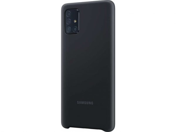 EF-PA715TBEGEU Samsung Silicone Cover Galaxy A71 Black