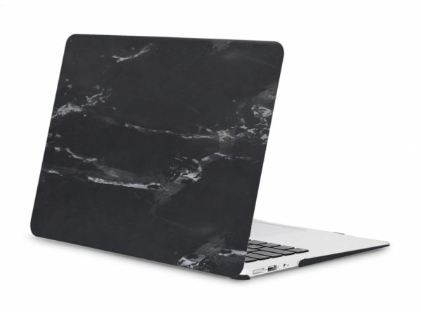 Xccess Protection Cover for Macbook Air 13inch A1369/A1466 (2010-2019) Black Marble