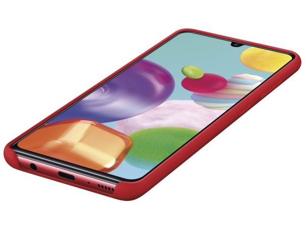 EF-PA415TREGEU Samsung Silicone Cover Galaxy A41 Red