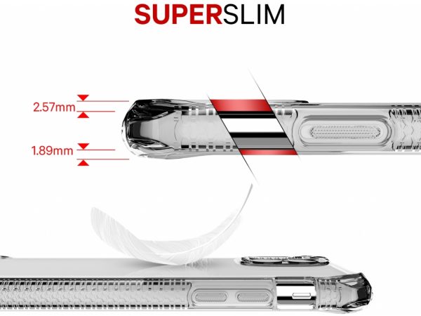 ITSKINS Level 3 SupremeClear for Apple iPhone 6/6S/7/8/SE (2020) White/Transparent