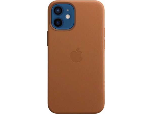 MHK93ZM/A Apple Leather Case with MagSafe iPhone 12 Mini Saddle Brown