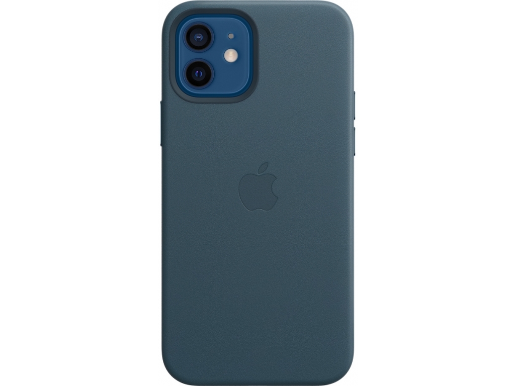 MHKE3ZM/A Apple Leather Case with MagSafe iPhone 12/12 Pro Baltic Blue