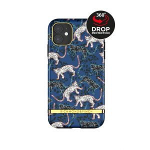 Richmond & Finch Freedom Series One-Piece Apple iPhone 12/12 Pro Blue Leopard