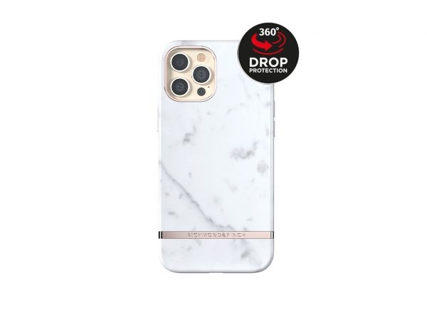 Richmond & Finch Freedom Series One-Piece Apple iPhone 12 Pro Max White Marble