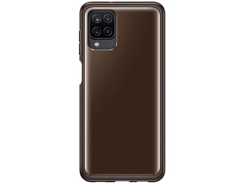 EF-QA125TBEGEU Samsung Soft Clear Cover Galaxy A12 Black
