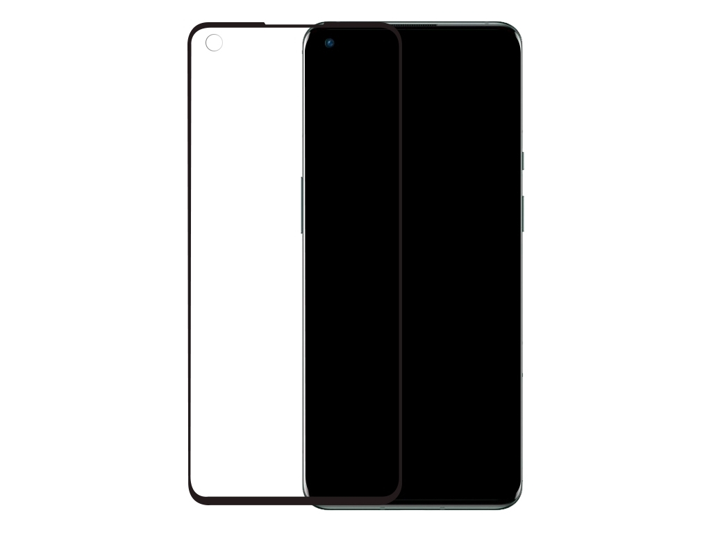 Mobilize Edge-To-Edge Glass Screen Protector OnePlus 9 Pro Black Edge Glue