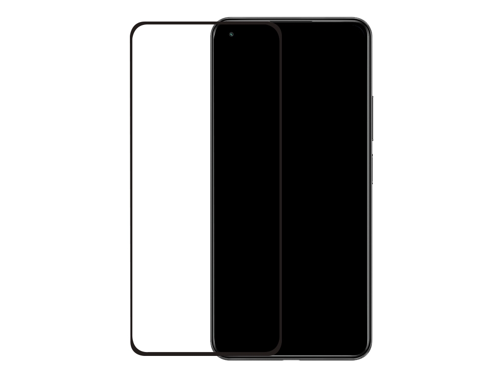Mobilize Edge-To-Edge Glass Screen Protector Xiaomi Mi 11 Lite//Mi 11 Lite 5G Black Edge Glue