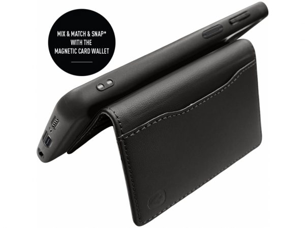 Valenta Leather Back Cover Snap Samsung Galaxy A12/M12 Black