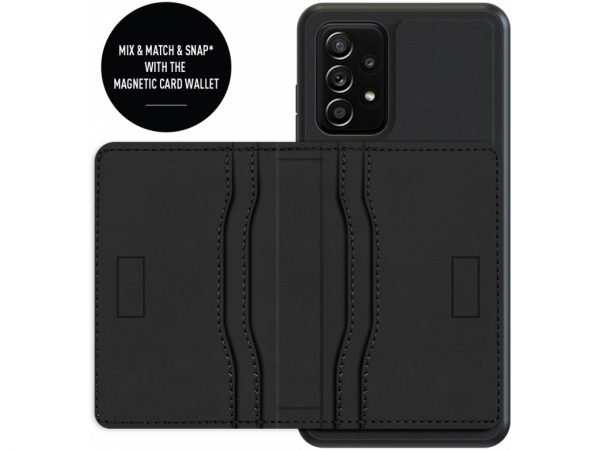 Valenta Leather Back Cover Snap Samsung Galaxy A32 5G Black