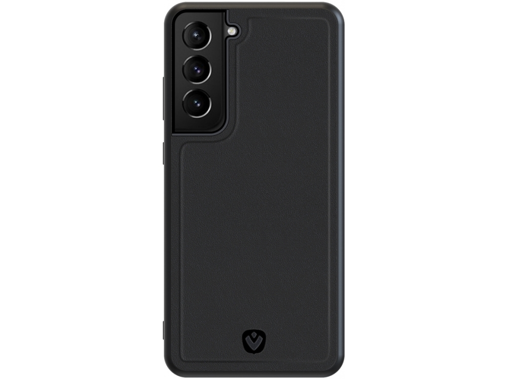 Valenta Leather Back Cover Snap Samsung Galaxy S21 Black