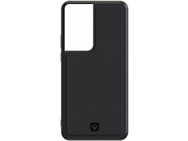 Valenta Leather Back Cover Snap Samsung Galaxy S21 Ultra Black