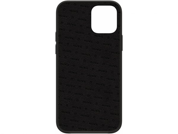 Valenta Leather Back Cover Snap Luxe Apple iPhone 12 Pro Max Black