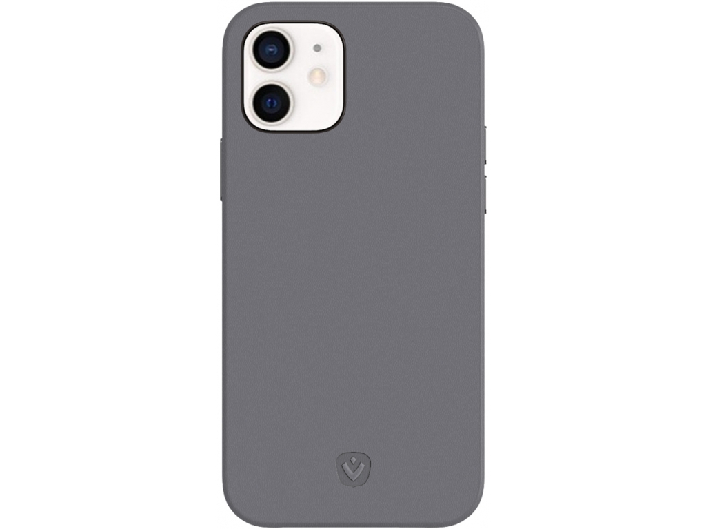 Valenta Leather Back Cover Snap Luxe Apple iPhone 12 Mini Grey