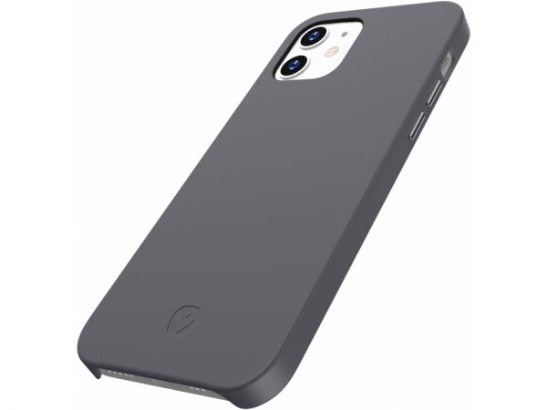 Valenta Leather Back Cover Snap Luxe Apple iPhone 12 Mini Grey