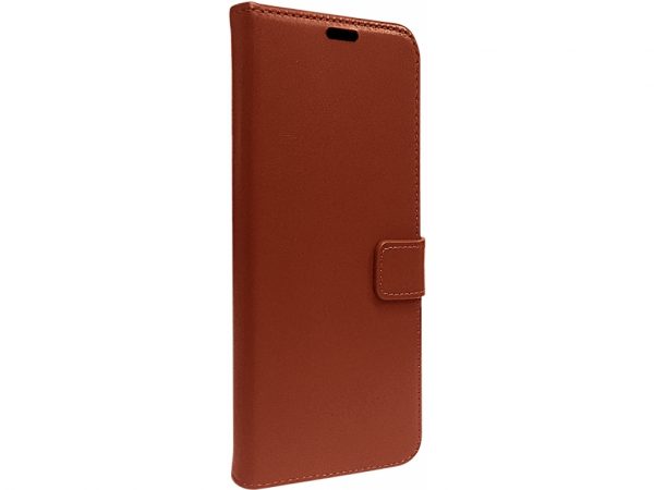 Valenta Book Case Gel Skin Samsung Galaxy A02s Brown