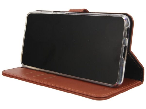 Valenta Book Case Gel Skin Samsung Galaxy S21 Brown