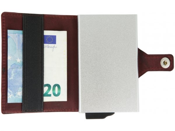 Valenta Wallet Card Case Plus Vintage Burgundy