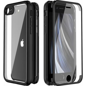 Valenta Tempered Glass Full Cover Bumper Case Apple iPhone 7/8/SE (2020) Black