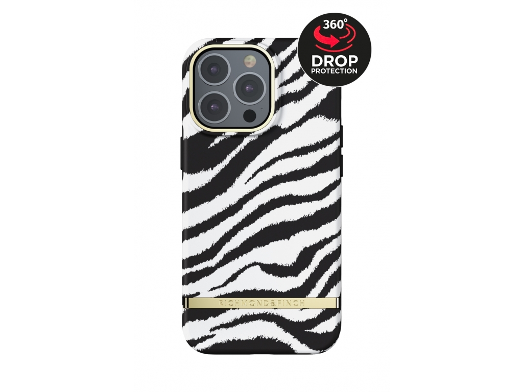Richmond & Finch Freedom Series One-Piece Apple iPhone 13 Pro Zebra