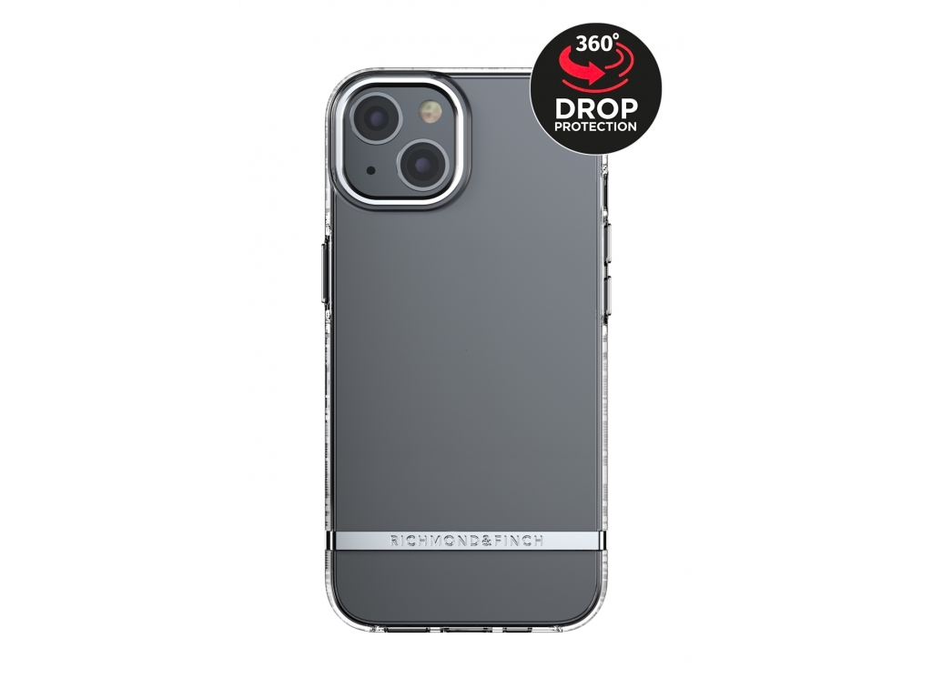 Richmond & Finch Clear Case Collection Apple iPhone 13 Transparent/Silver