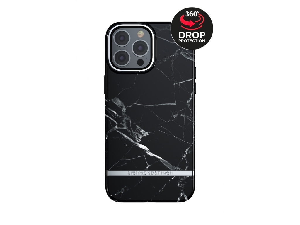 Richmond & Finch Freedom Series One-Piece Apple iPhone 13 Pro Max Black Marble