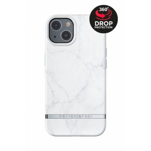 Richmond & Finch Freedom Series One-Piece Apple iPhone 13 White Marble