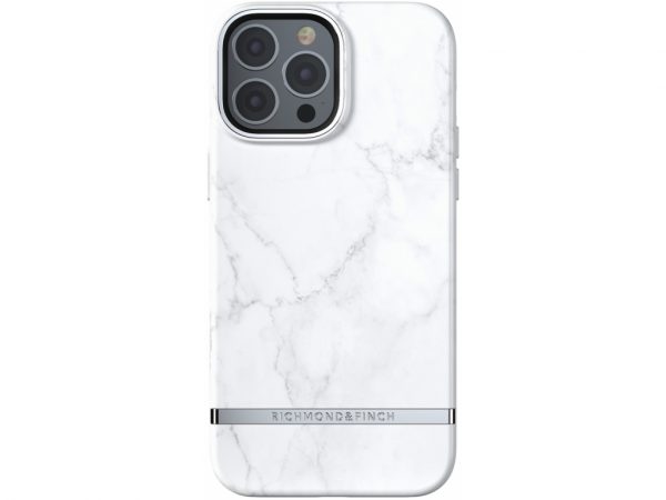 Richmond & Finch Freedom Series One-Piece Apple iPhone 13 Pro White Marble
