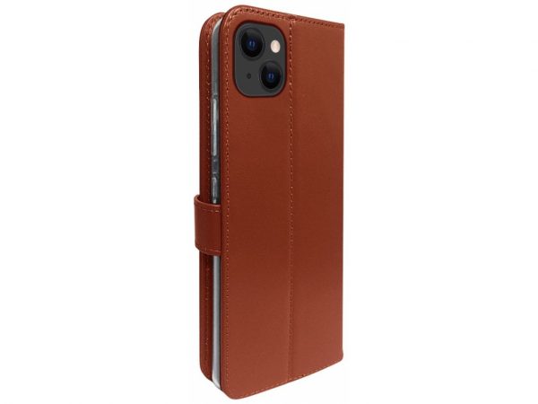 Valenta Book Case Gel Skin Apple iPhone 13 Mini Brown